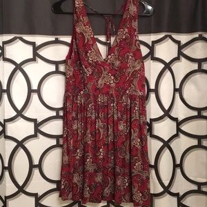 Paisley mini dress